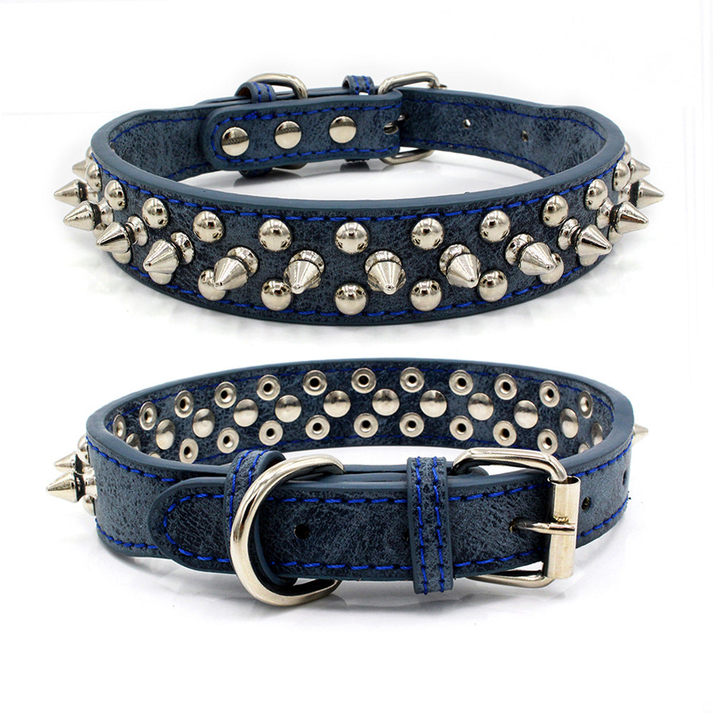 Rivet Spike Stud Pet Collar