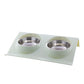 Stainless Steel Double Pet Food & Water Bowls