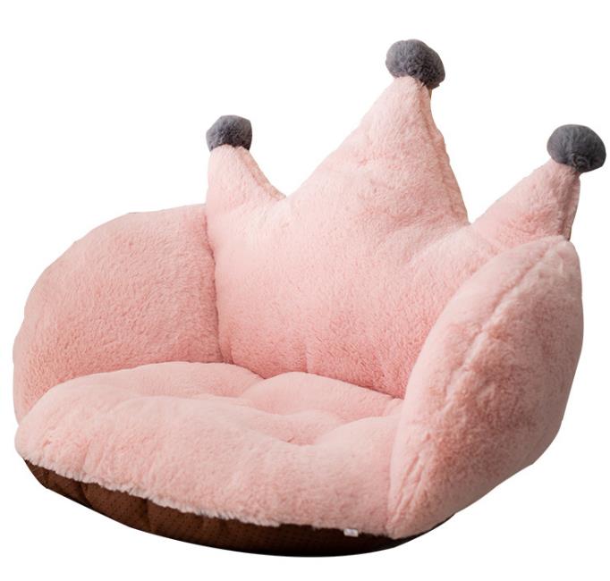 Crown Plush Pet Cat Bed Seat Sofa
