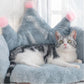 Crown Plush Pet Cat Bed Seat Sofa