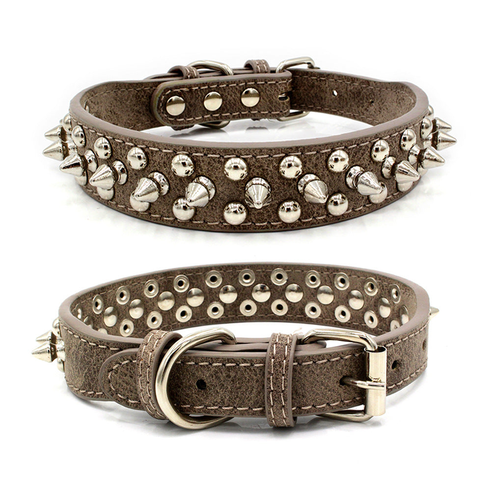 Rivet Spike Stud Pet Collar