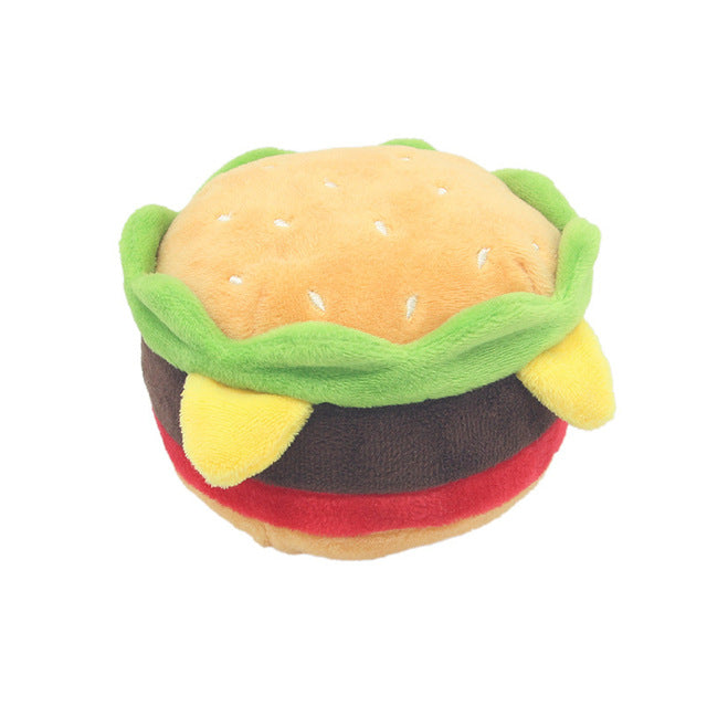 Hamburger Fries Pet Plush Toys