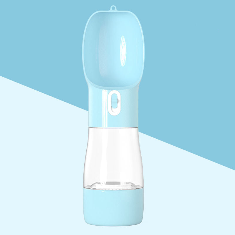 2 in 1 Portable Pet Water Bottle 450ml