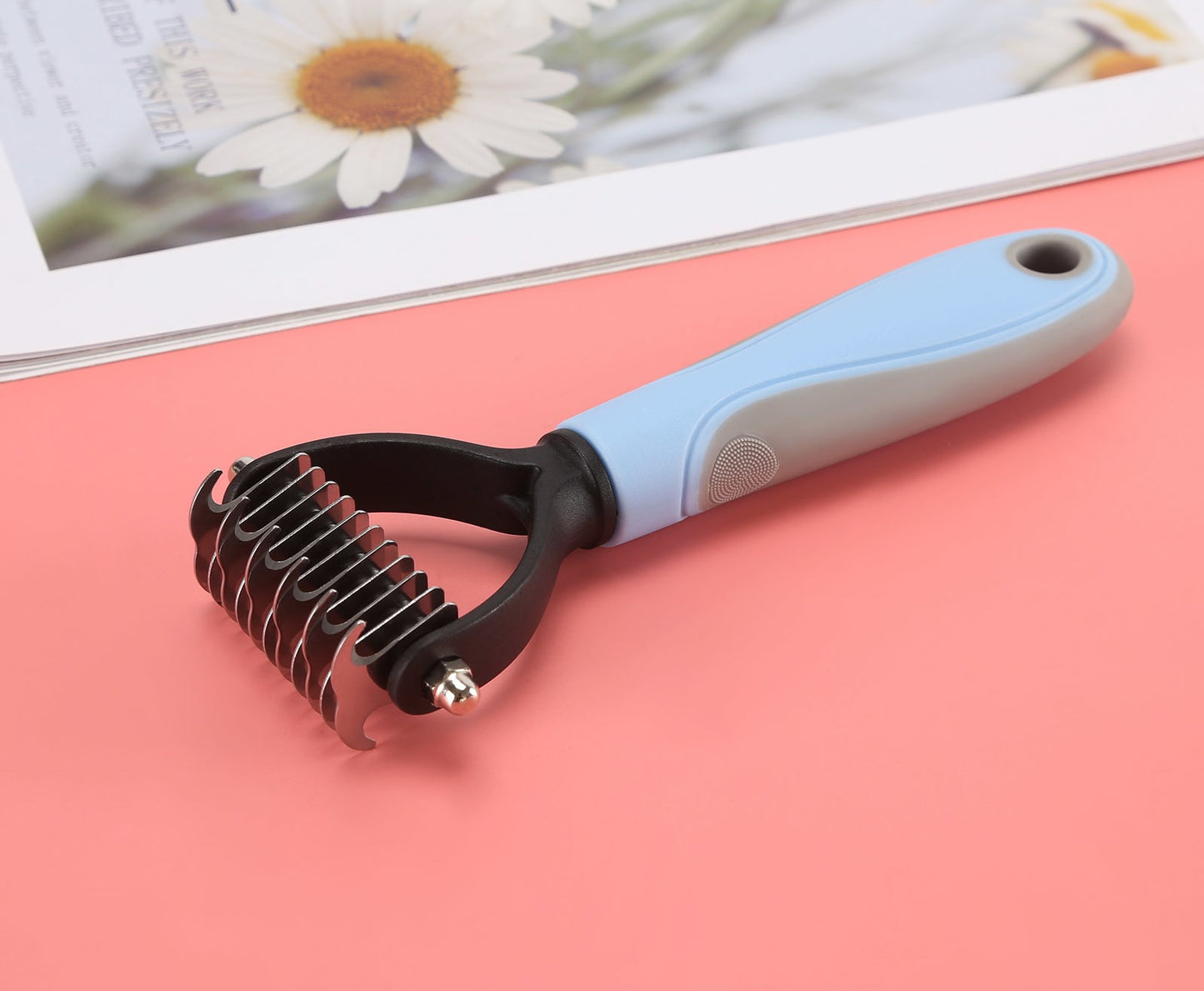 Dog Dematting Deshedding Grooming Tool