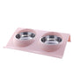 Stainless Steel Double Pet Food & Water Bowls