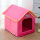 Soft Folding Dog Cat House Bed