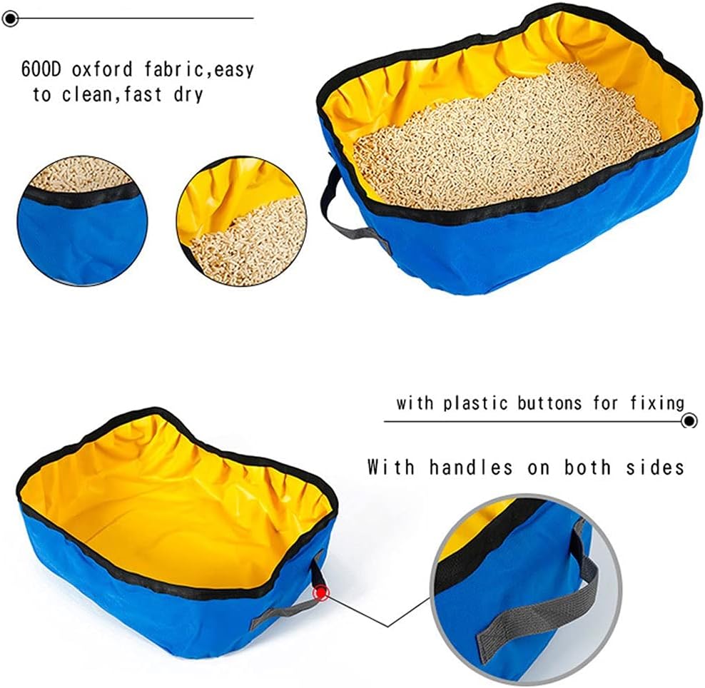 Folding Portable Cat Litter Box Toilet