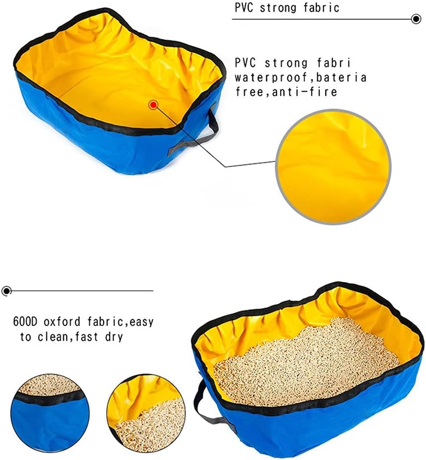 Folding Portable Cat Litter Box Toilet