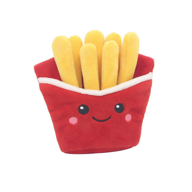 Hamburger Fries Pet Plush Toys