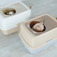 Covered Cat Litter Box with Top Entry