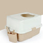 Covered Cat Litter Box with Top Entry