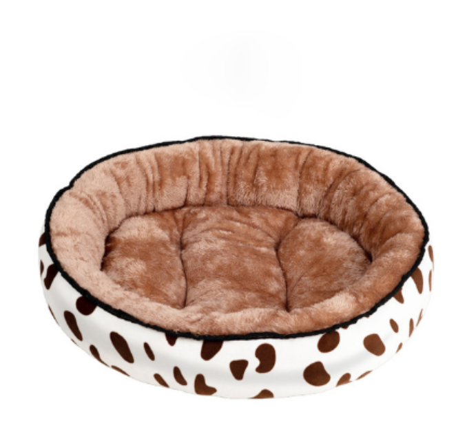 Round Wide Soft Dog Bed