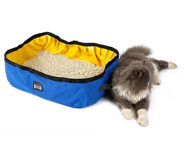 Folding Portable Cat Litter Box Toilet