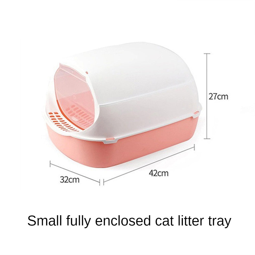 Pet Litter Box Enclosed Removable Top