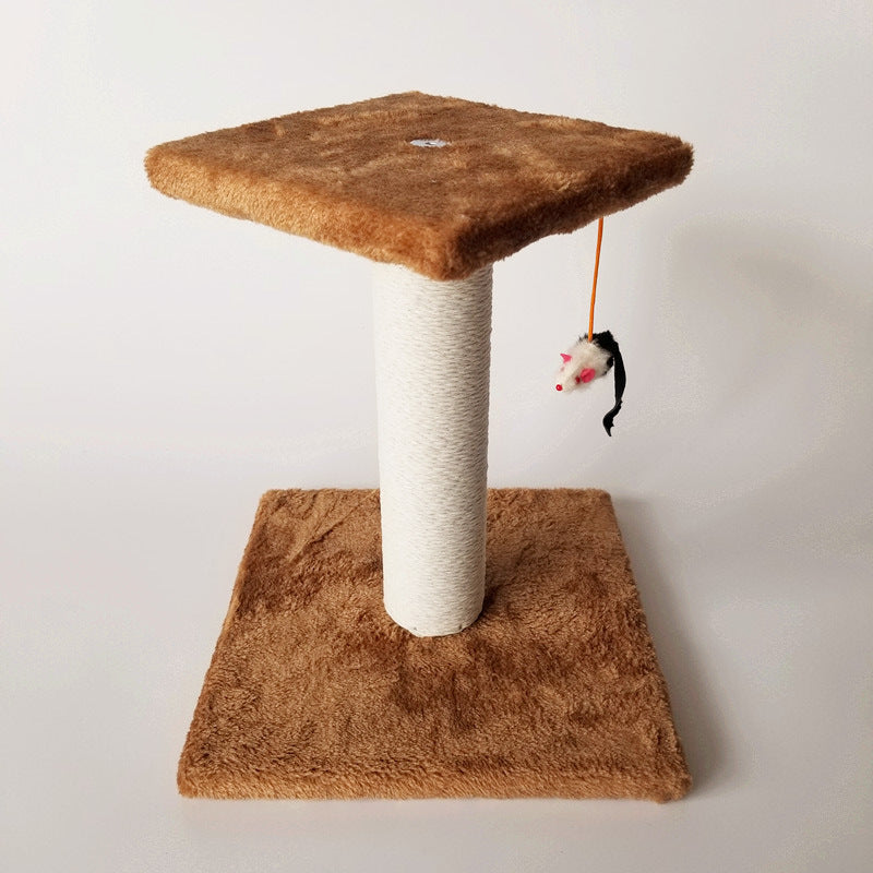 Cat Scratching Climbing Tree with Toy
