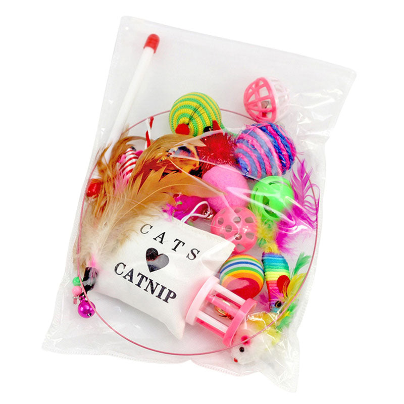 Cat Toy Starter Set 16 pcs