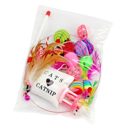 Cat Toy Starter Set 16 pcs