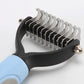 Dog Dematting Deshedding Grooming Tool