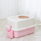 Covered Cat Litter Box with Top Entry