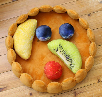 Plush Fruit Tart Pet Bed