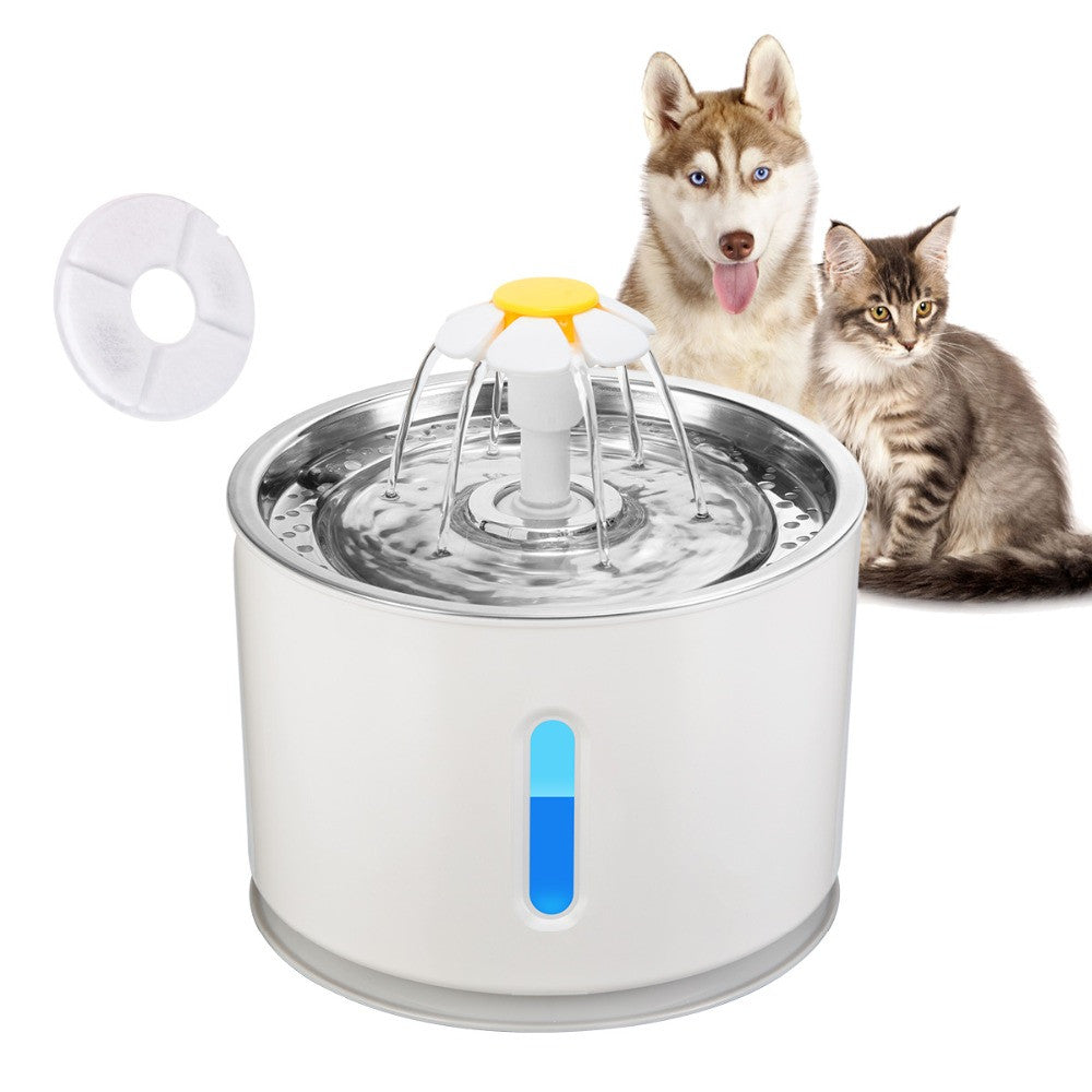 Cat Pet Water Drinking Fountain 2.4L