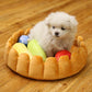 Plush Fruit Tart Pet Bed