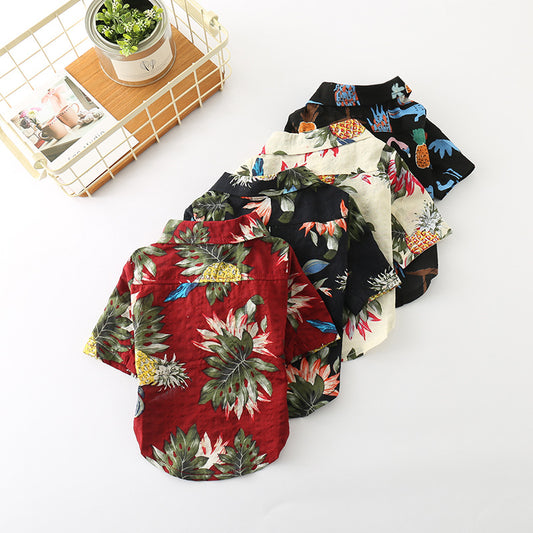 Fashionable Hawaiian Pet Shirts
