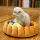 Plush Fruit Tart Pet Bed