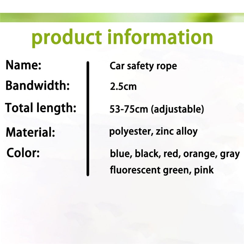 Pet Dog Seat Belt Leash