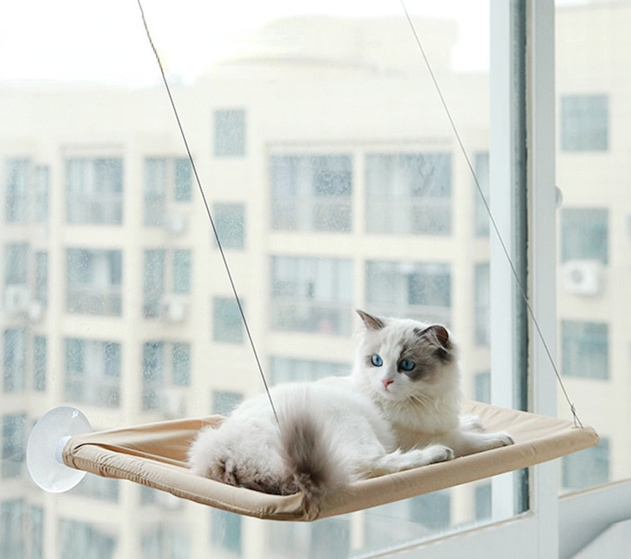 Cat Hanging Bed Shelf Window Hammock