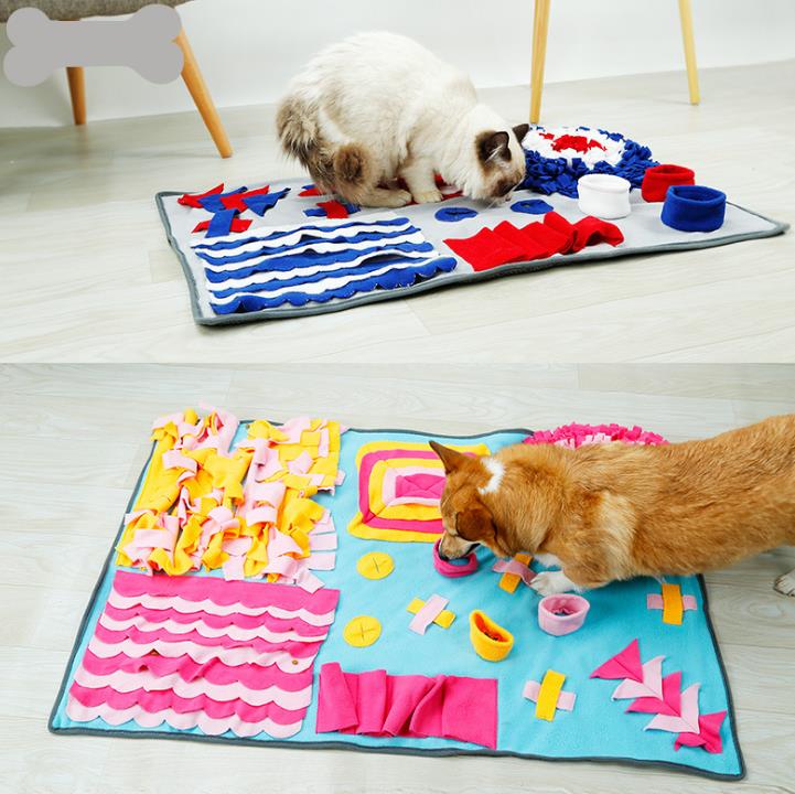 Pet Sniffing Puzzle Training Blanket Pad