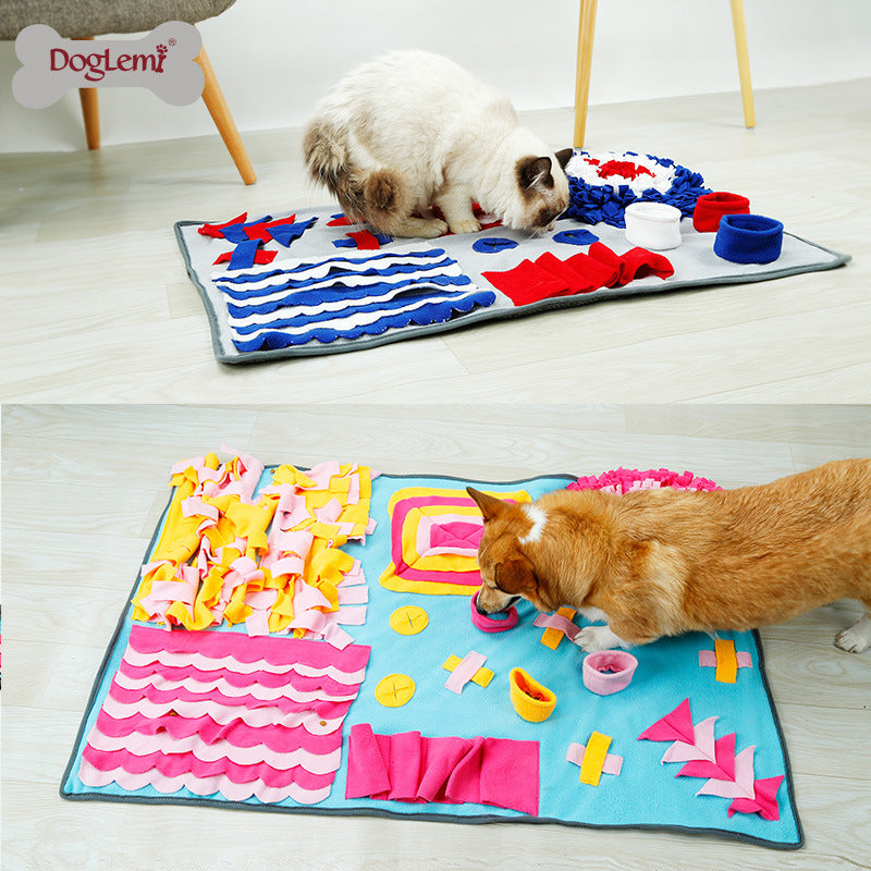Pet Sniffing Puzzle Training Blanket Pad