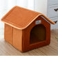 Soft Folding Dog Cat House Bed
