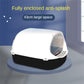 Pet Litter Box Enclosed Removable Top