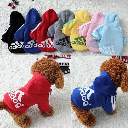 Adidog Pet Hoodie Sweatshirt
