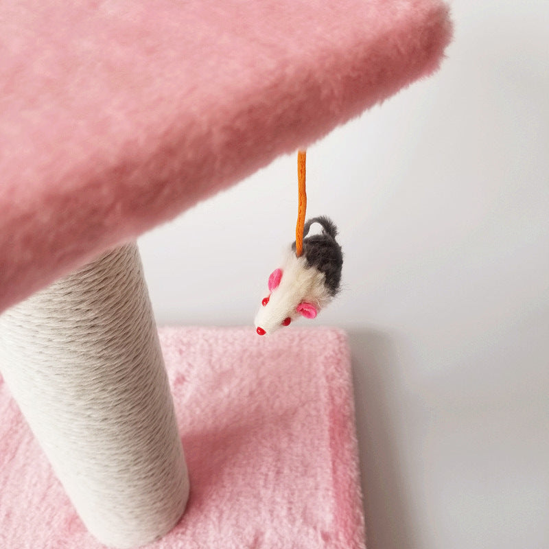 Cat Scratching Climbing Tree with Toy