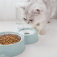 Dual Pet Food & Automatic Water Bowl Set