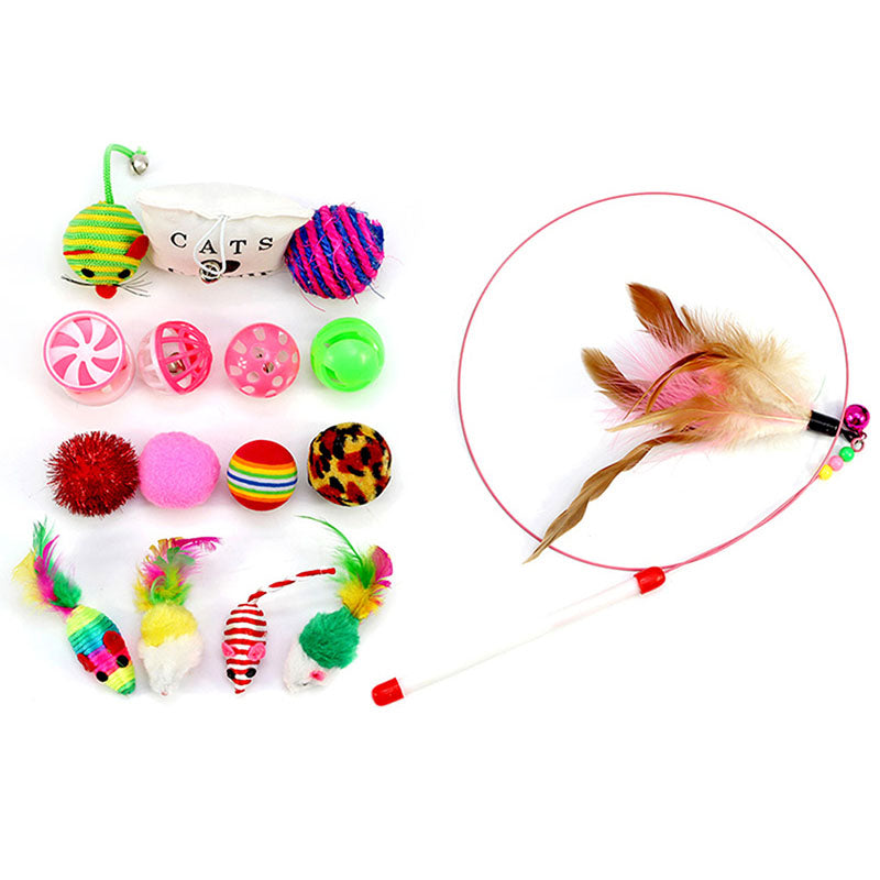 Cat Toy Starter Set 16 pcs