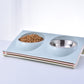 Stainless Steel Double Pet Food & Water Bowls